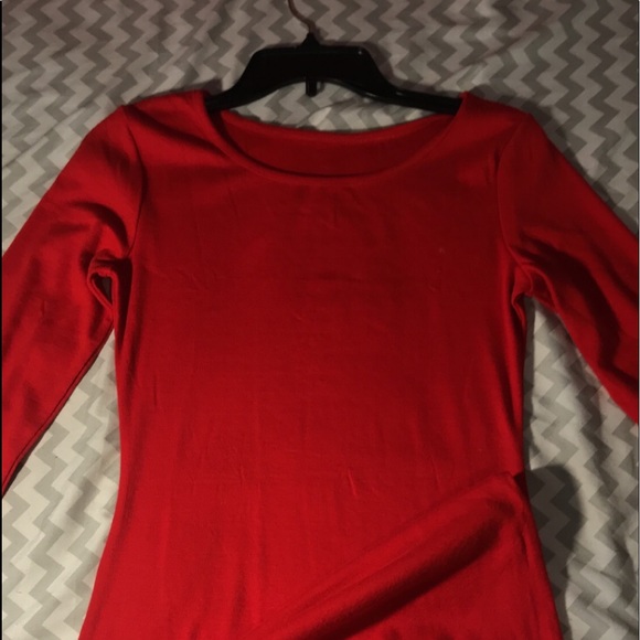 Soft Red Dress ❦ - Picture 3 of 5